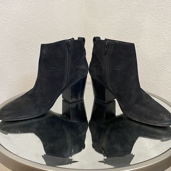 Steve Madden Jaydun Booties Black Nubuck suede Size 7 - Picture 6 of 11